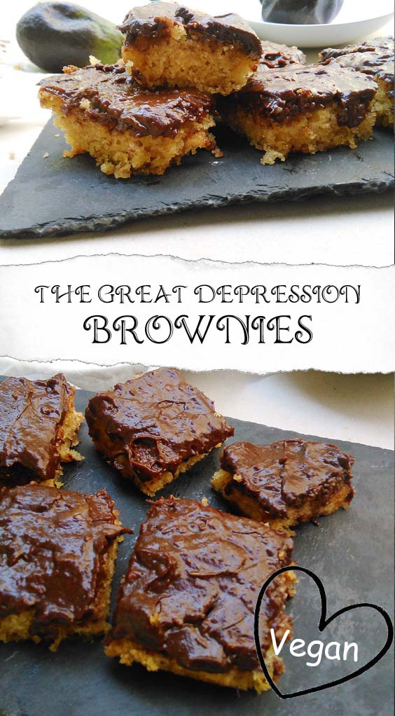 THE GREAT DEPRESSION BROWNIES | FRUGAL VEGAN TREATS THE GREAT DEPRESSION BROWNIES | FRUGAL VEGAN TREATS