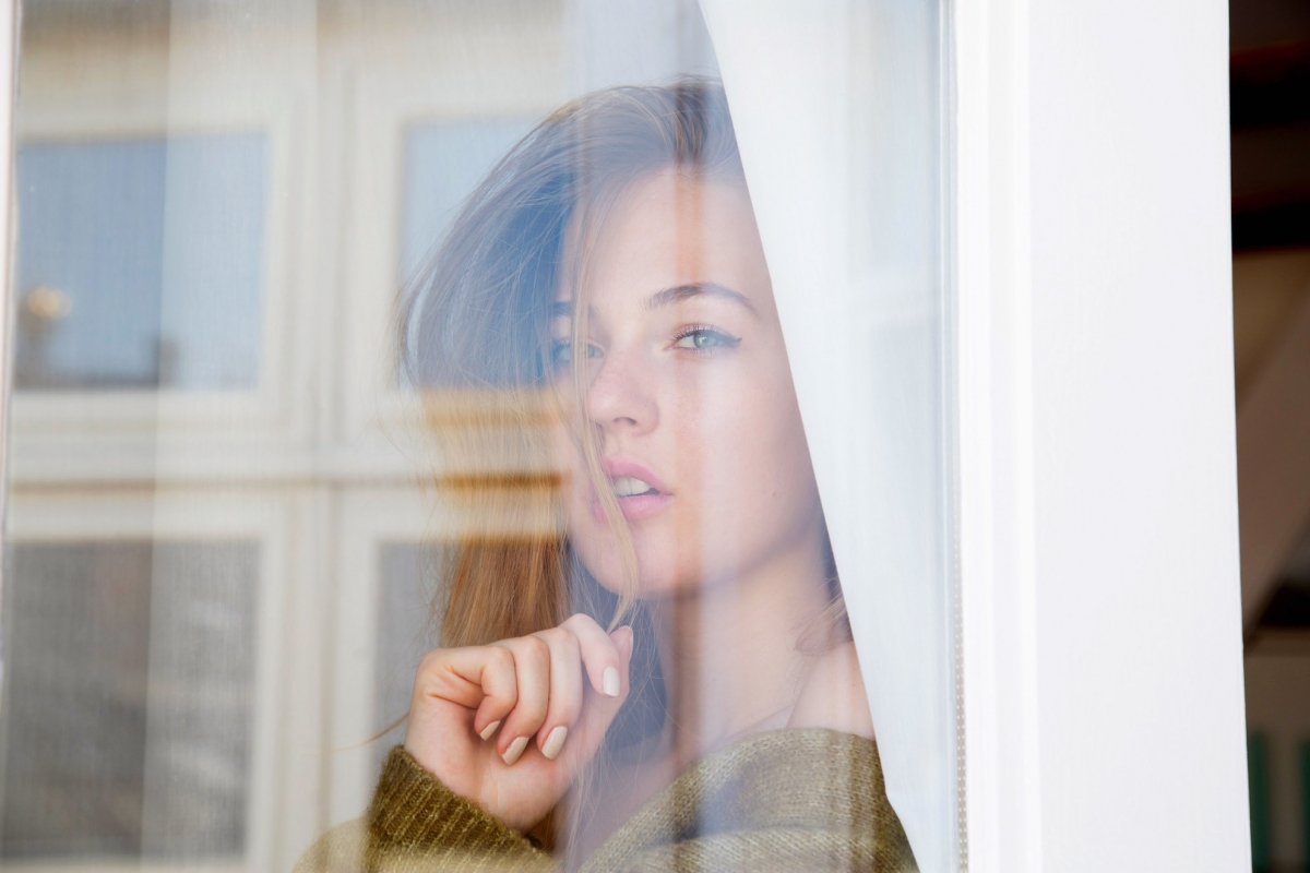 Behind the window Behind the window