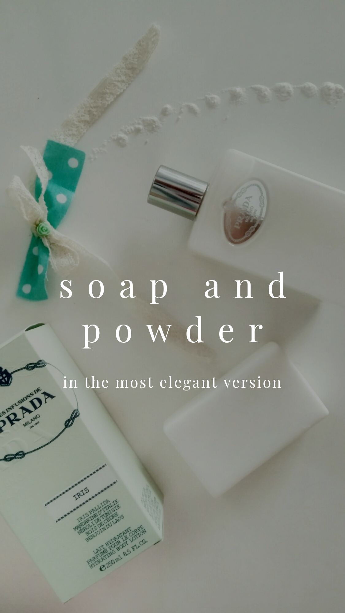 Fresh and clean in Prada! Fresh and clean in Prada!
