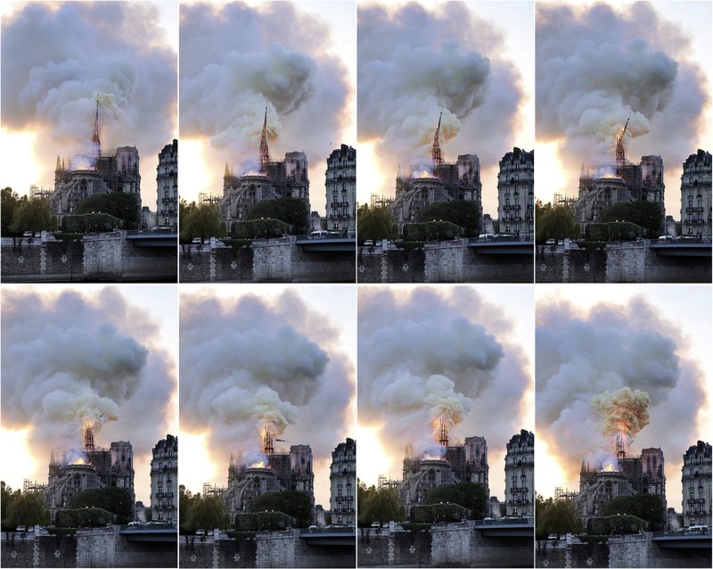 NOTRE DAME CATHEDRAL FIRE IN PARIS NOTRE DAME CATHEDRAL FIRE IN PARIS