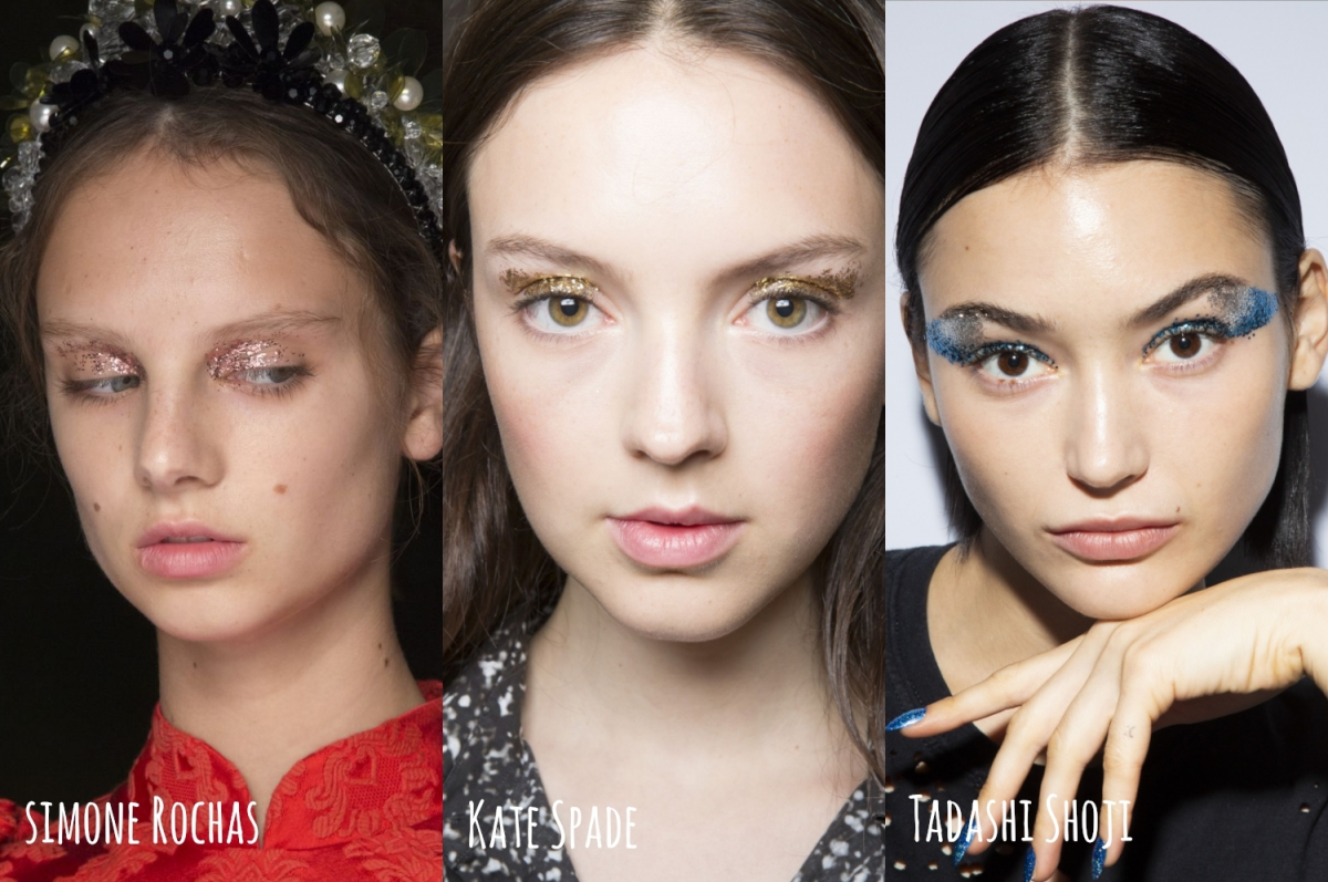 Winter Spring 2019 Makeup Trends Runway catwalk Makeup Report liz breygel January girl erdem dries von noten dior fenry beauty versace marni lequan smith Simone Rochas kate spade tendências de maquiagem 2019